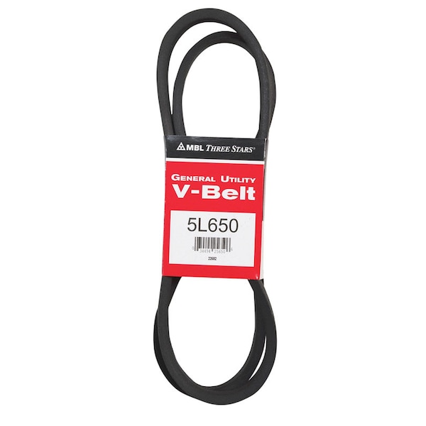 Mitsuboshi FHP General Utility V-Belt 0.63 in. W X 65 in. L For Fractional Horsepower Motors